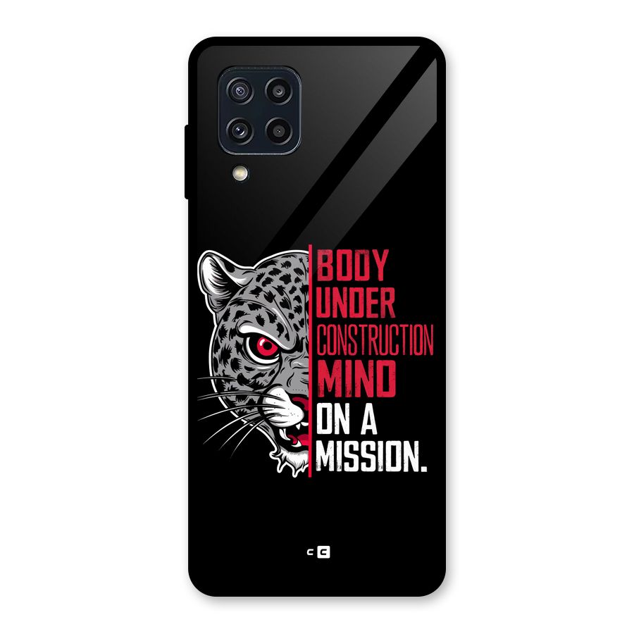 Mind On A Mission Glass Back Case for Galaxy M32