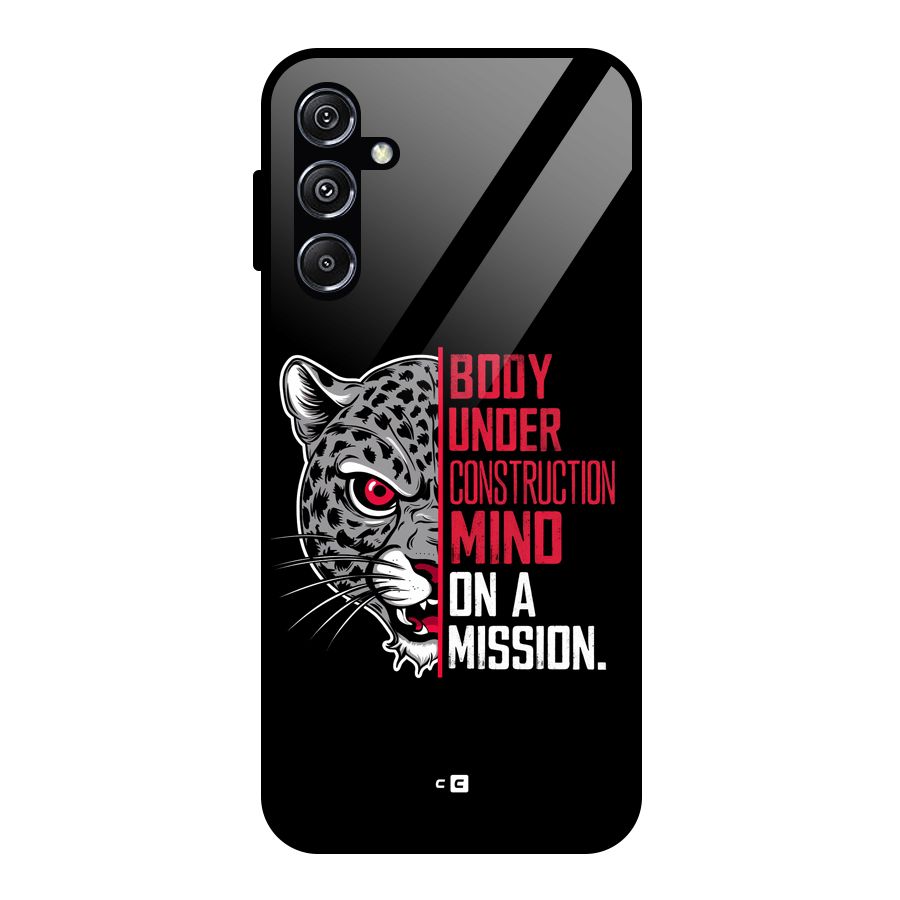 Mind On A Mission Glass Back Case for Galaxy M34 5G