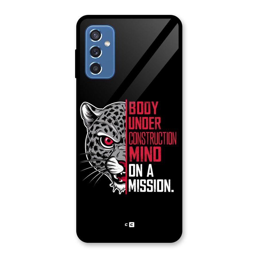 Mind On A Mission Glass Back Case for Galaxy M52 5G