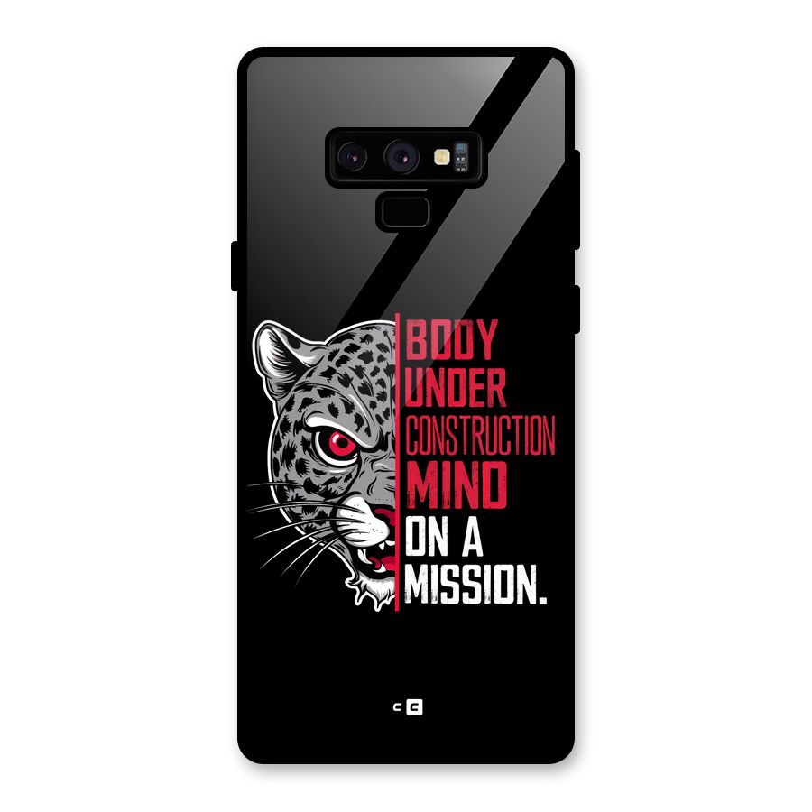 Mind On A Mission Glass Back Case for Galaxy Note 9