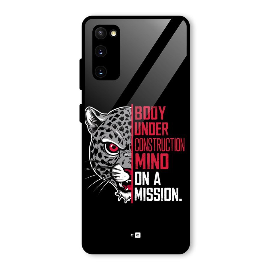 Mind On A Mission Glass Back Case for Galaxy S20 FE
