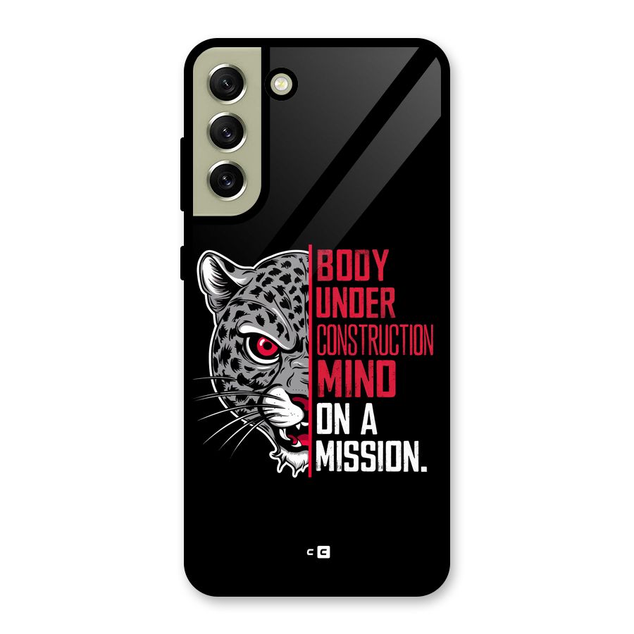 Mind On A Mission Glass Back Case for Galaxy S21 FE 5G