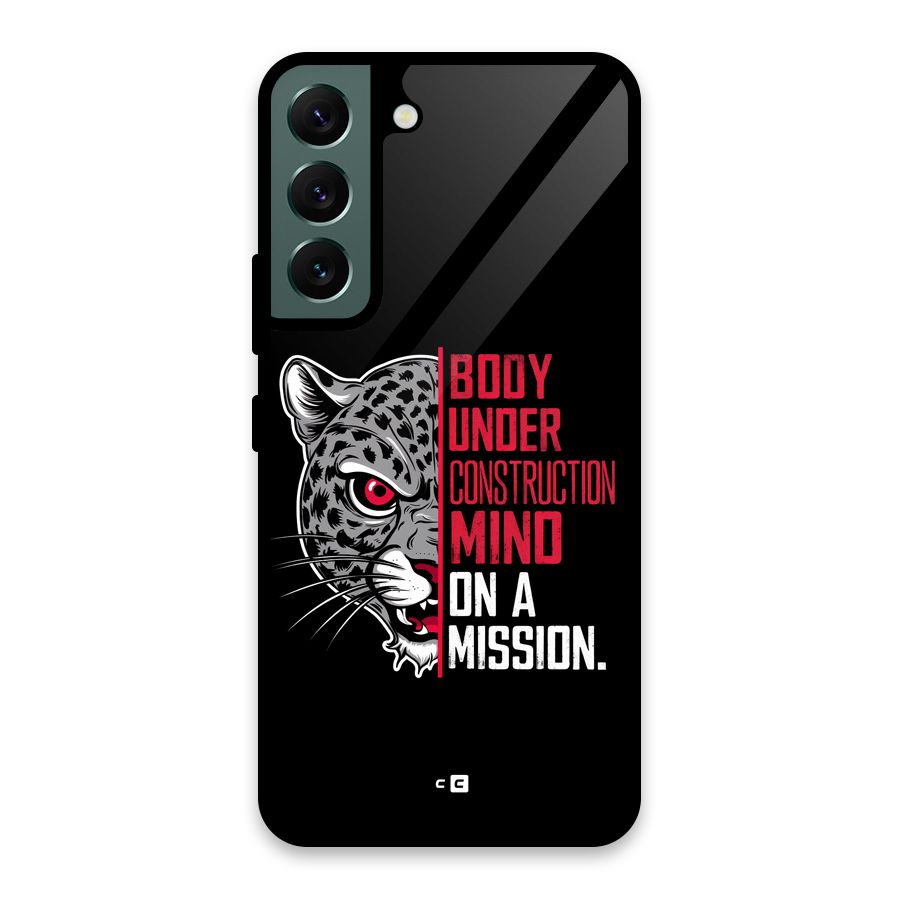 Mind On A Mission Glass Back Case for Galaxy S22 5G