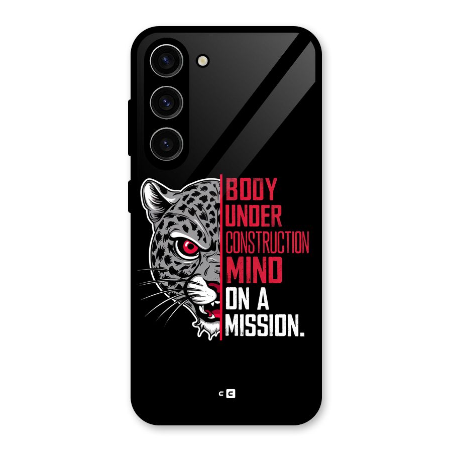 Mind On A Mission Glass Back Case for Galaxy S23