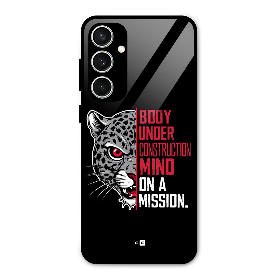 Mind On A Mission Glass Back Case for Galaxy S23 FE