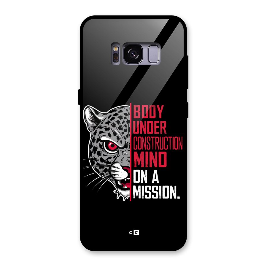 Mind On A Mission Glass Back Case for Galaxy S8