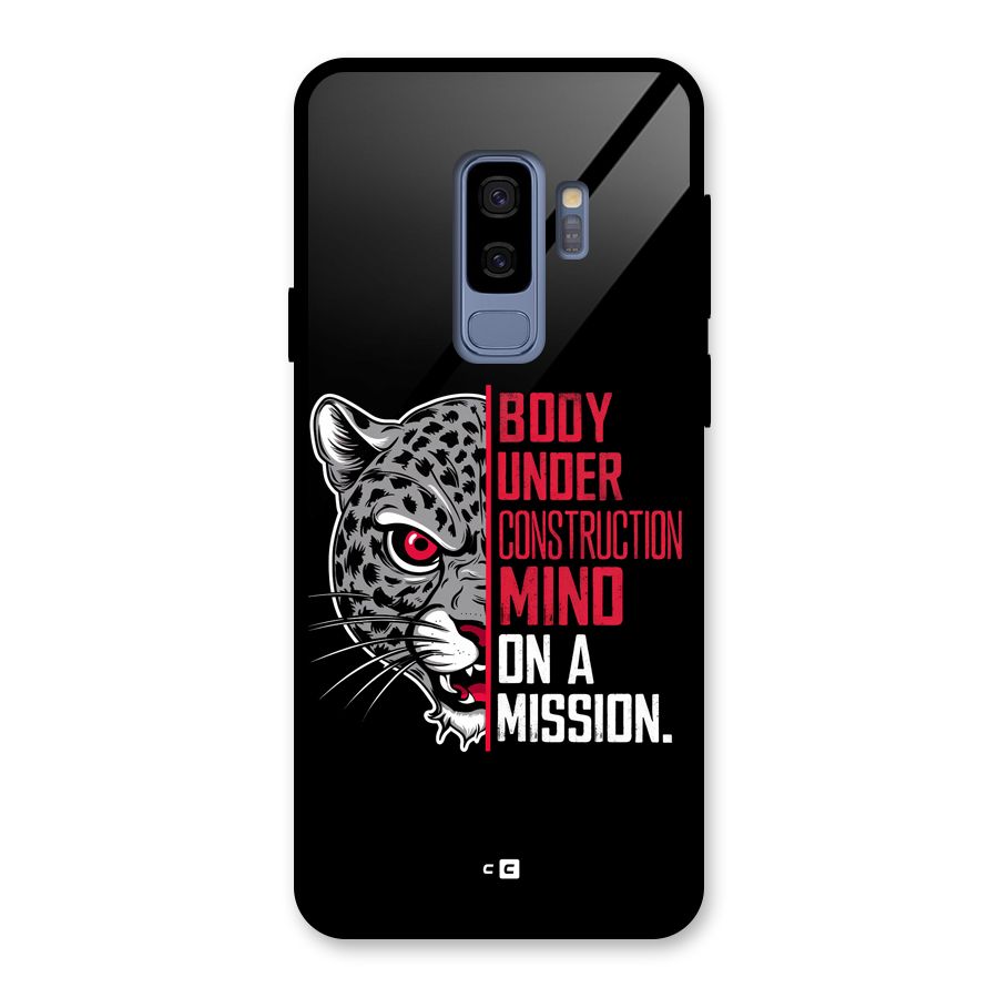 Mind On A Mission Glass Back Case for Galaxy S9 Plus
