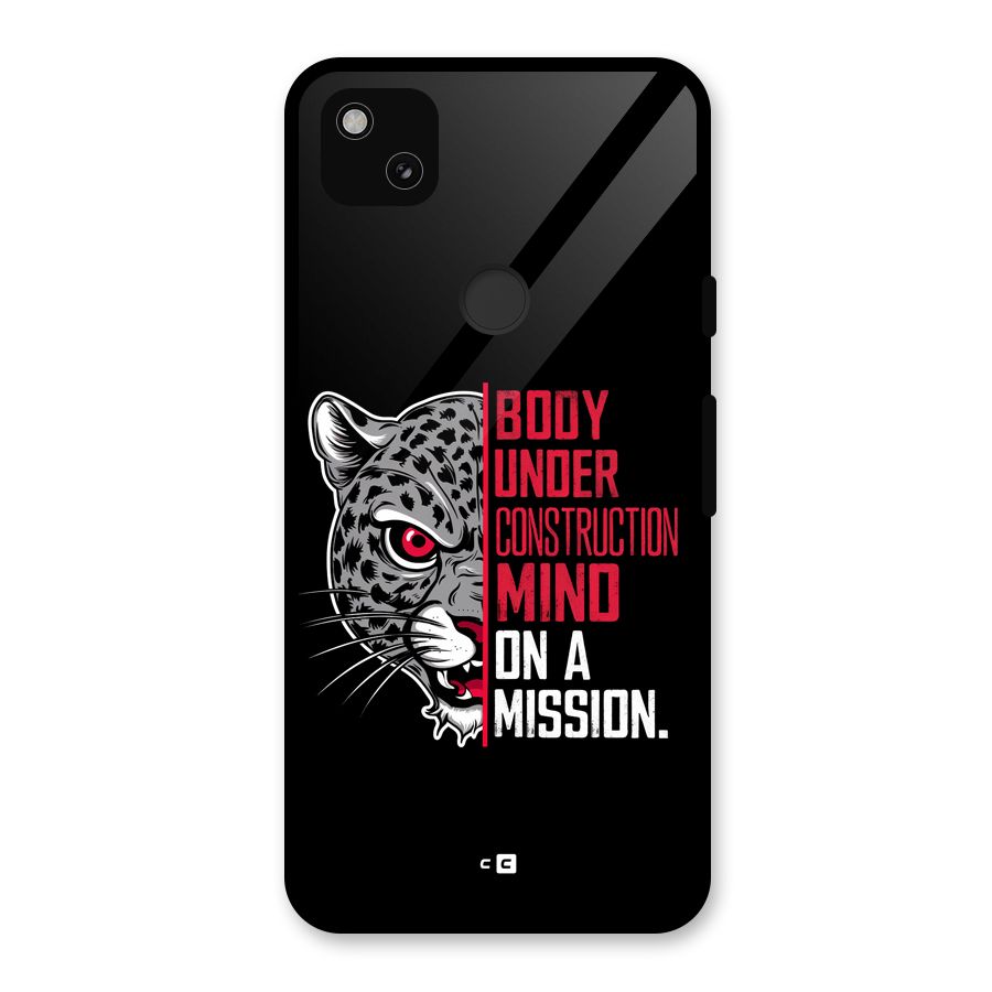Mind On A Mission Glass Back Case for Google Pixel 4a