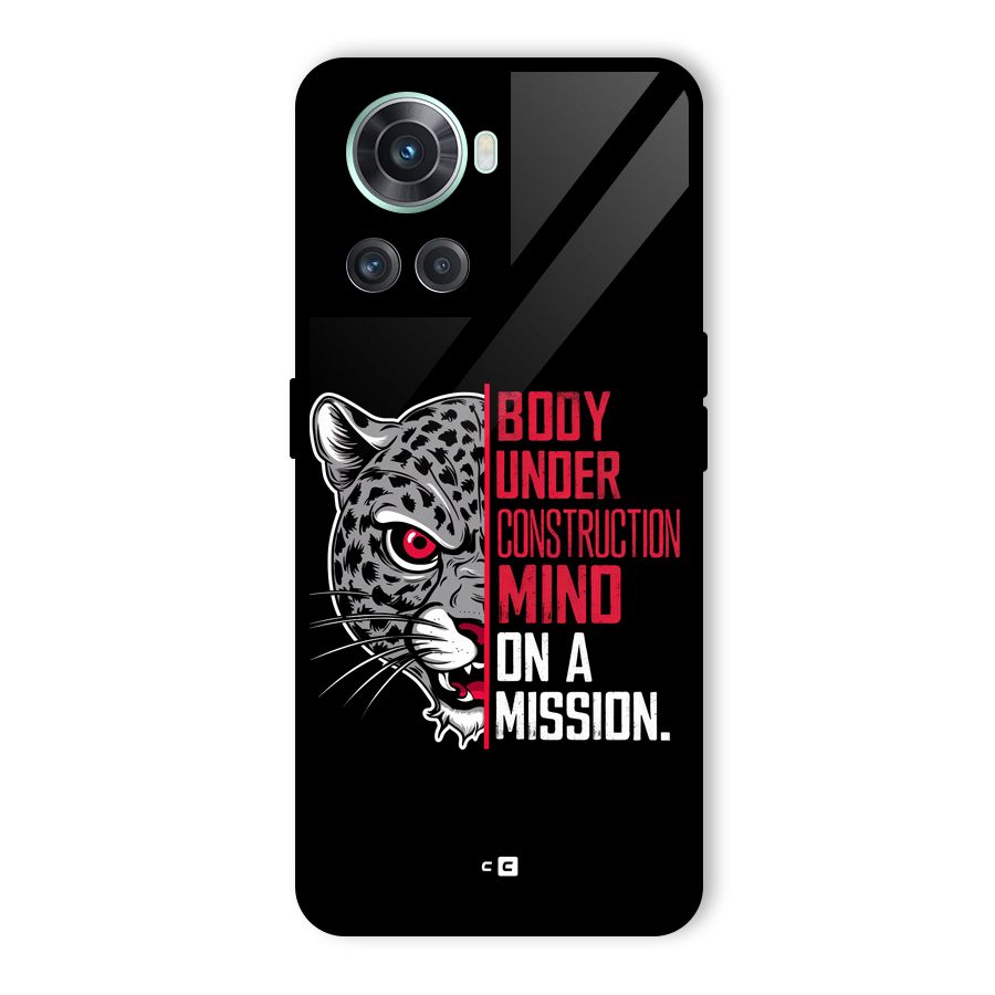 Mind On A Mission Glass Back Case for OnePlus 10R