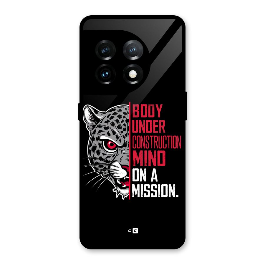 Mind On A Mission Glass Back Case for OnePlus 11