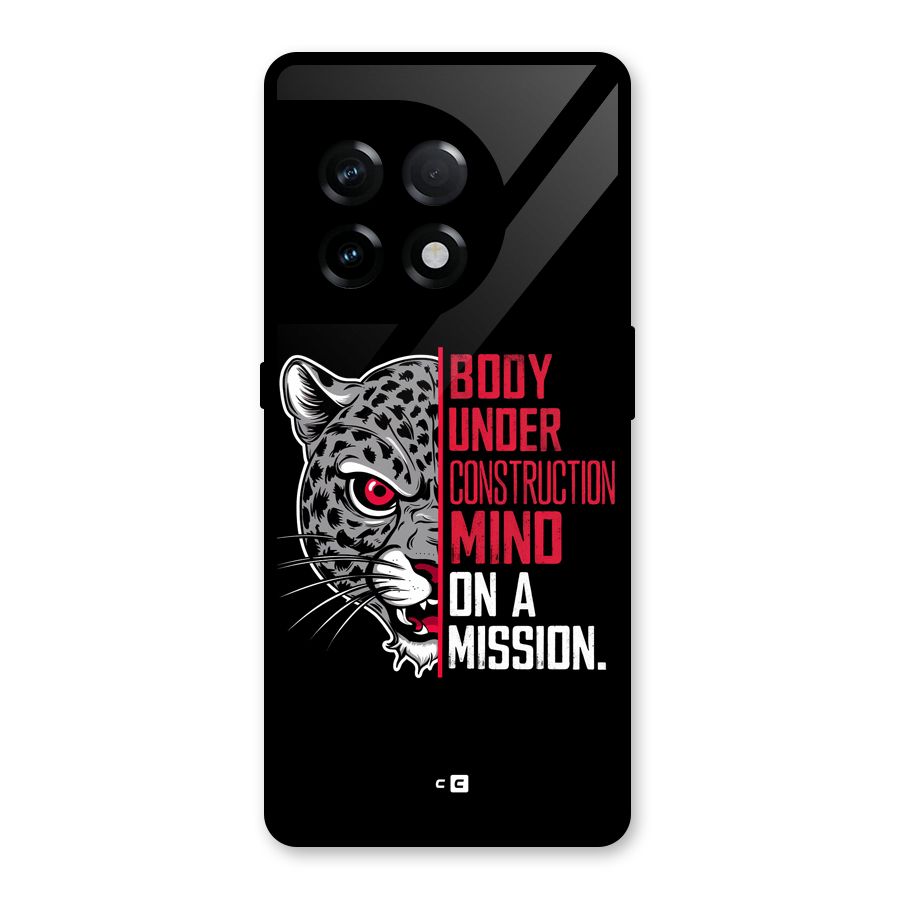 Mind On A Mission Glass Back Case for OnePlus 11R