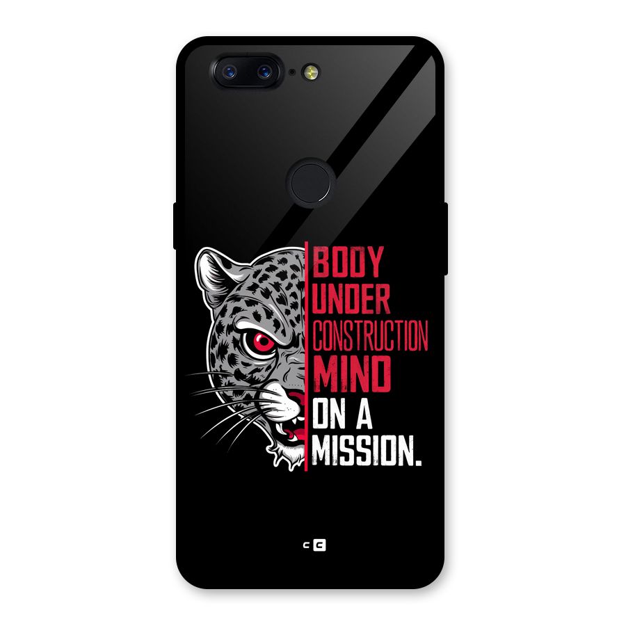 Mind On A Mission Glass Back Case for OnePlus 5T