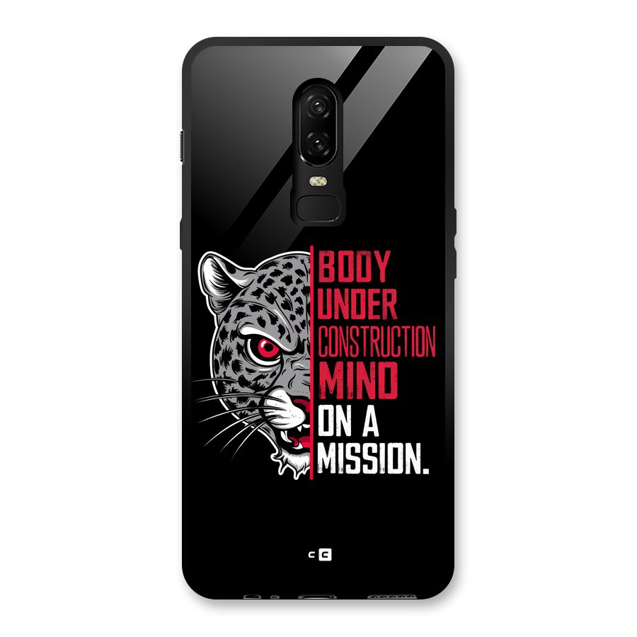 Mind On A Mission Glass Back Case for OnePlus 6