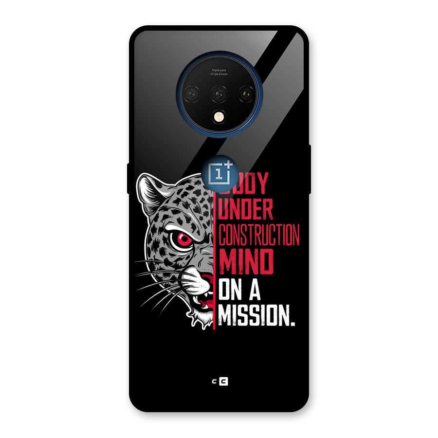 Mind On A Mission Glass Back Case for OnePlus 7T