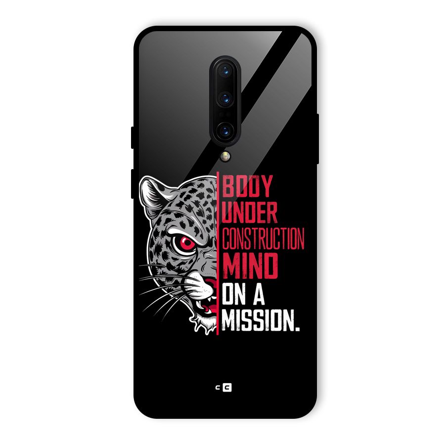 Mind On A Mission Glass Back Case for OnePlus 7 Pro