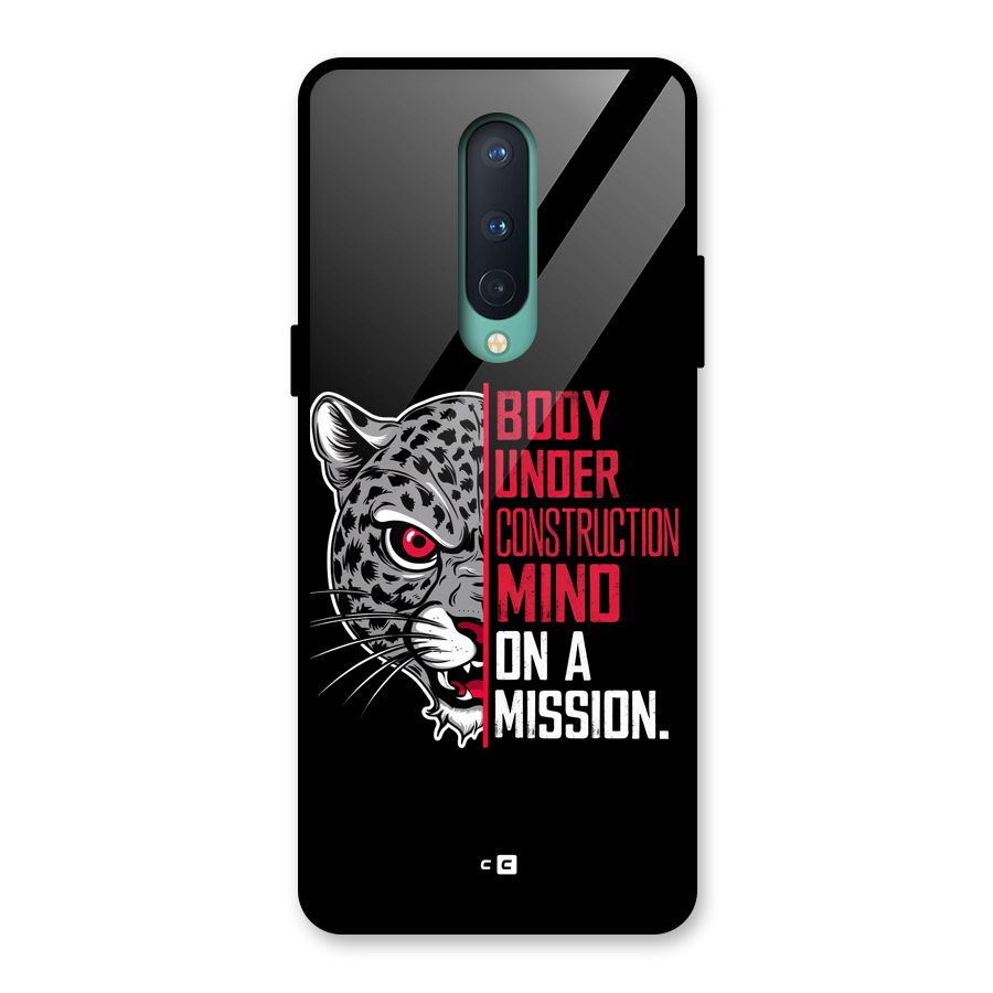 Mind On A Mission Glass Back Case for OnePlus 8