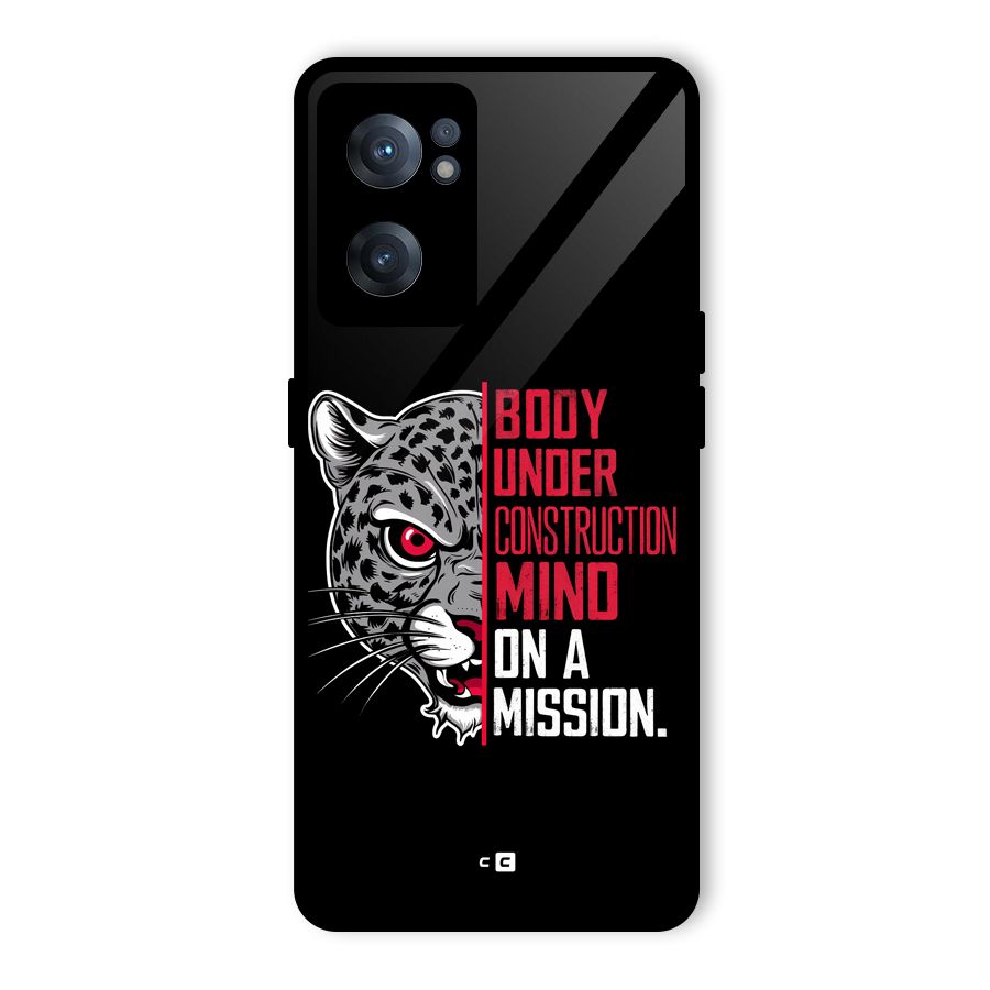 Mind On A Mission Glass Back Case for OnePlus Nord CE 2 5G