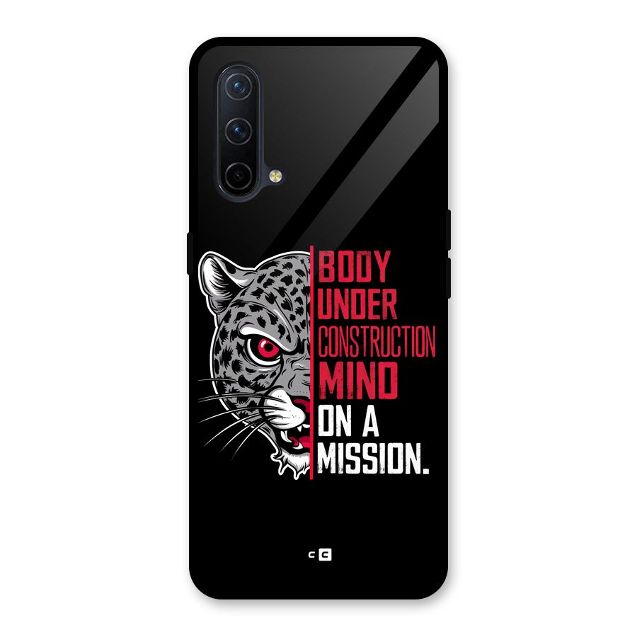 Mind On A Mission Glass Back Case for OnePlus Nord CE 5G