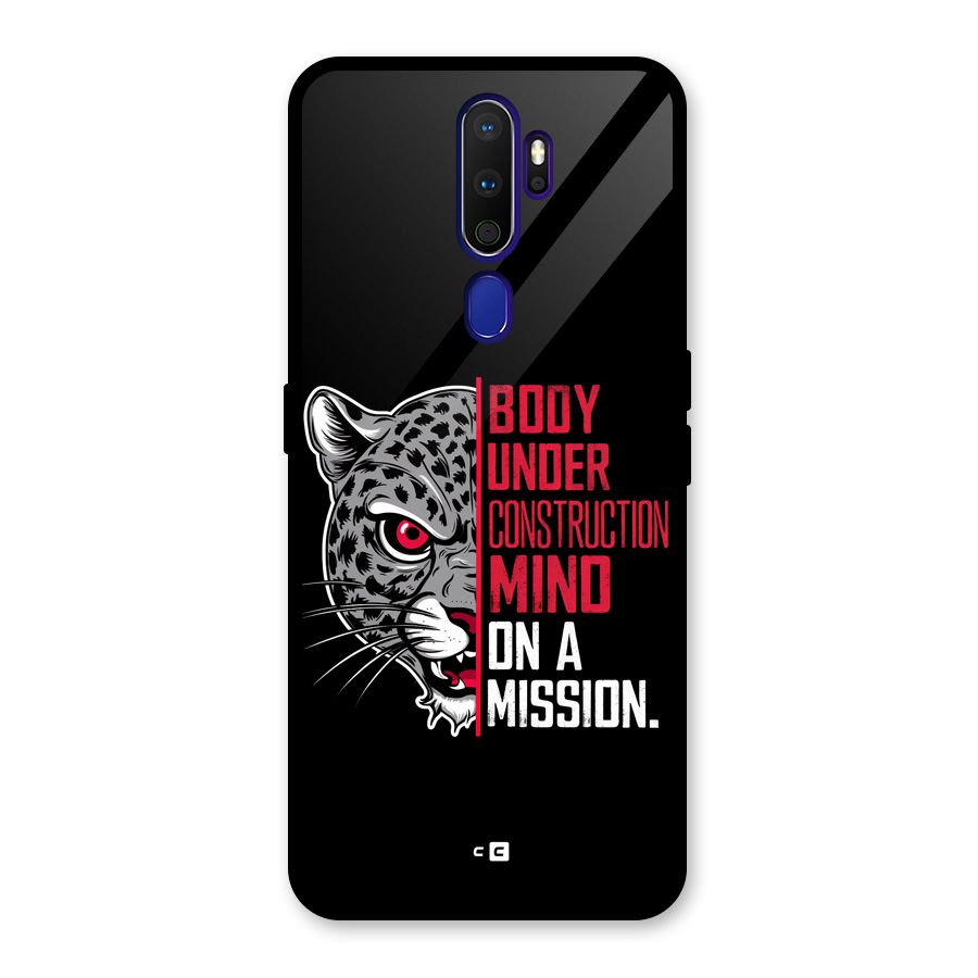 Mind On A Mission Glass Back Case for Oppo A9 (2020)