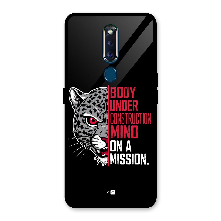 Mind On A Mission Glass Back Case for Oppo F11 Pro