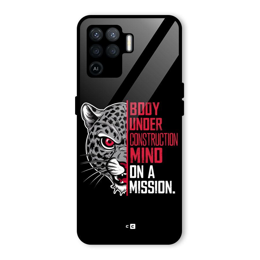Mind On A Mission Glass Back Case for Oppo F19 Pro