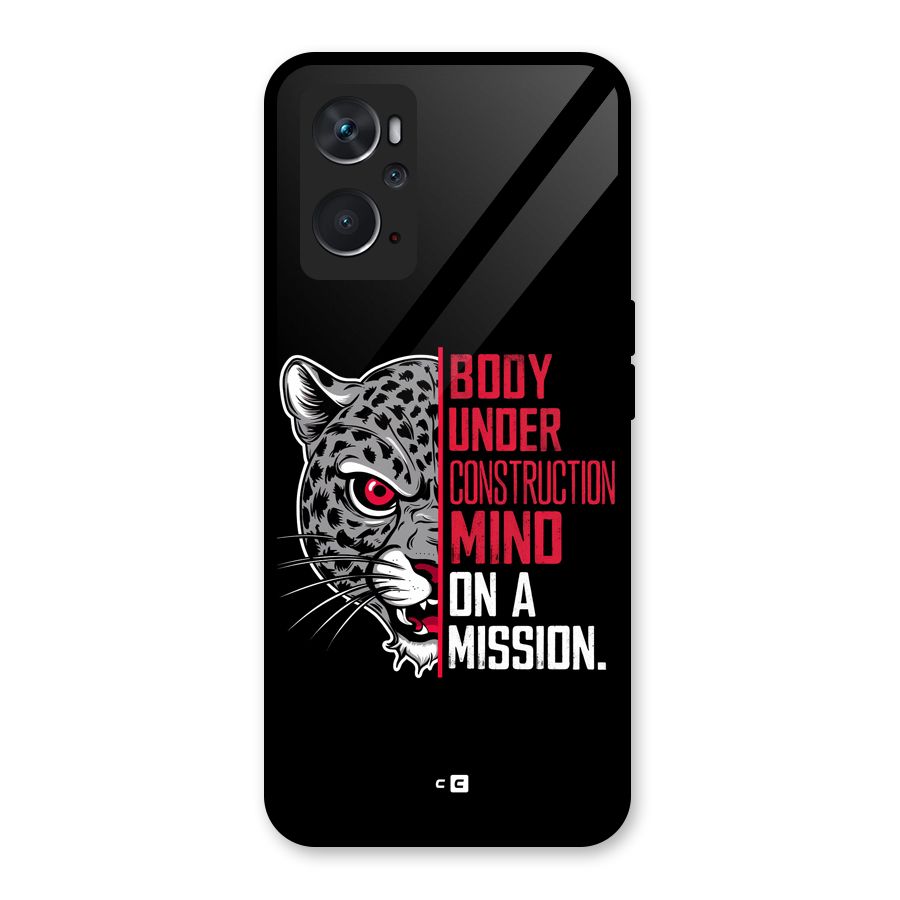 Mind On A Mission Glass Back Case for Oppo K10 4G