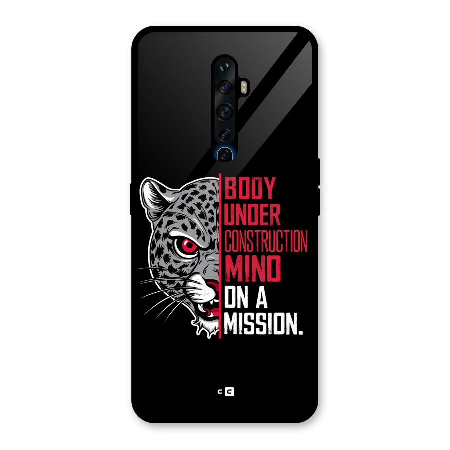 Mind On A Mission Glass Back Case for Oppo Reno2 Z