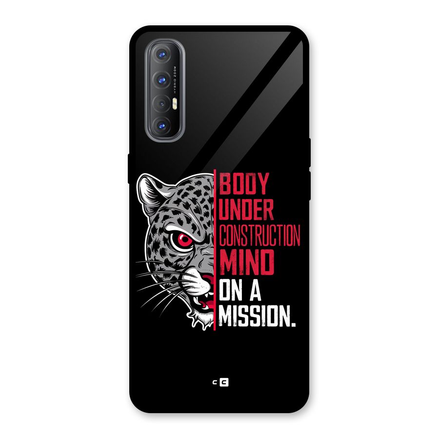 Mind On A Mission Glass Back Case for Oppo Reno3 Pro