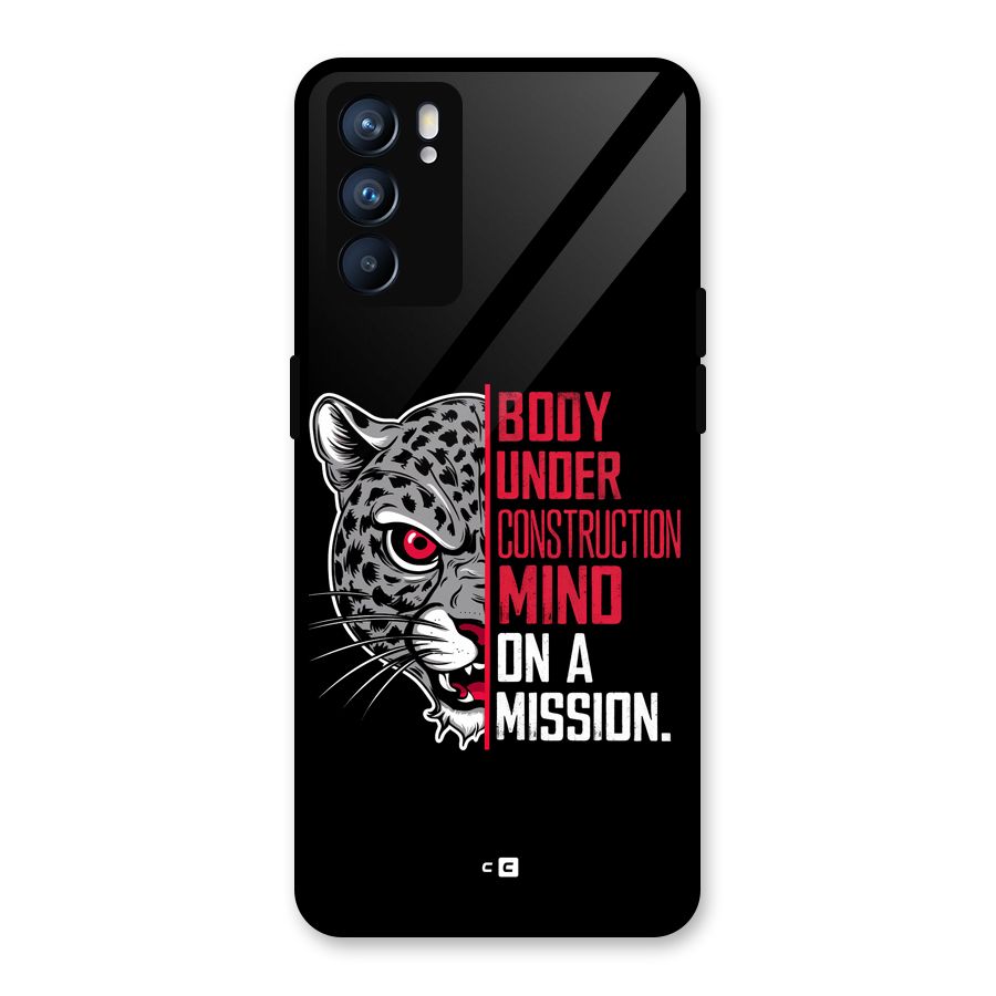 Mind On A Mission Glass Back Case for Oppo Reno6 5G