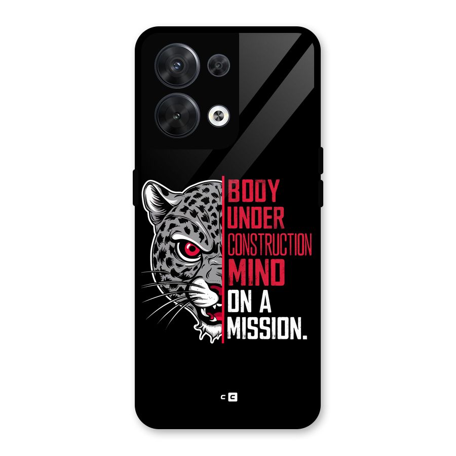 Mind On A Mission Glass Back Case for Oppo Reno8 5G