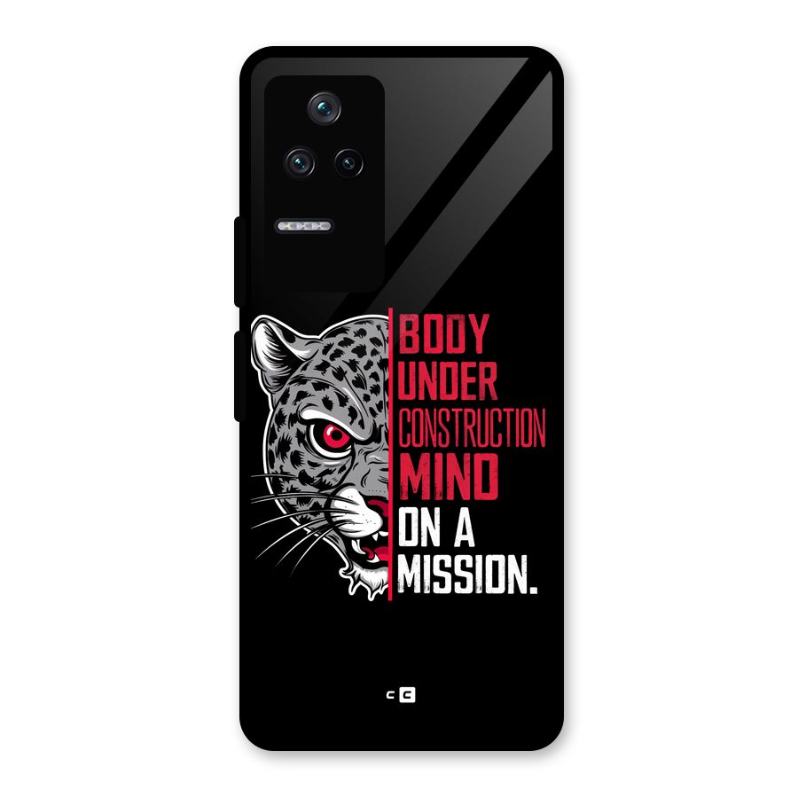 Mind On A Mission Glass Back Case for Poco F4 5G