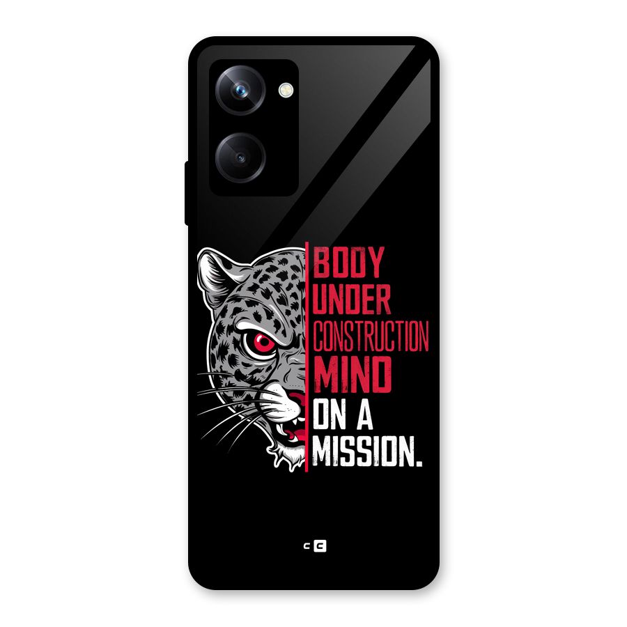 Mind On A Mission Glass Back Case for Realme 10 Pro