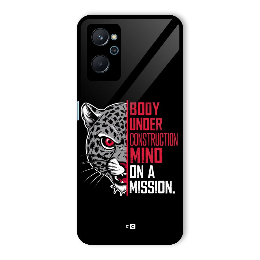 Mind On A Mission Glass Back Case for Realme 9i