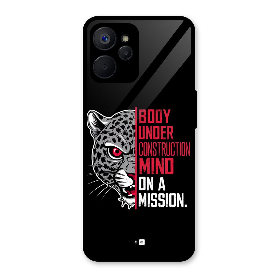 Mind On A Mission Glass Back Case for Realme 9i 5G