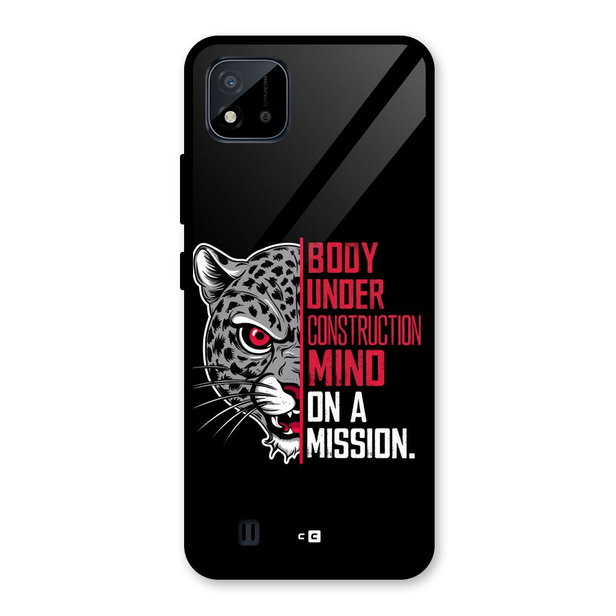 Mind On A Mission Glass Back Case for Realme C11 2021