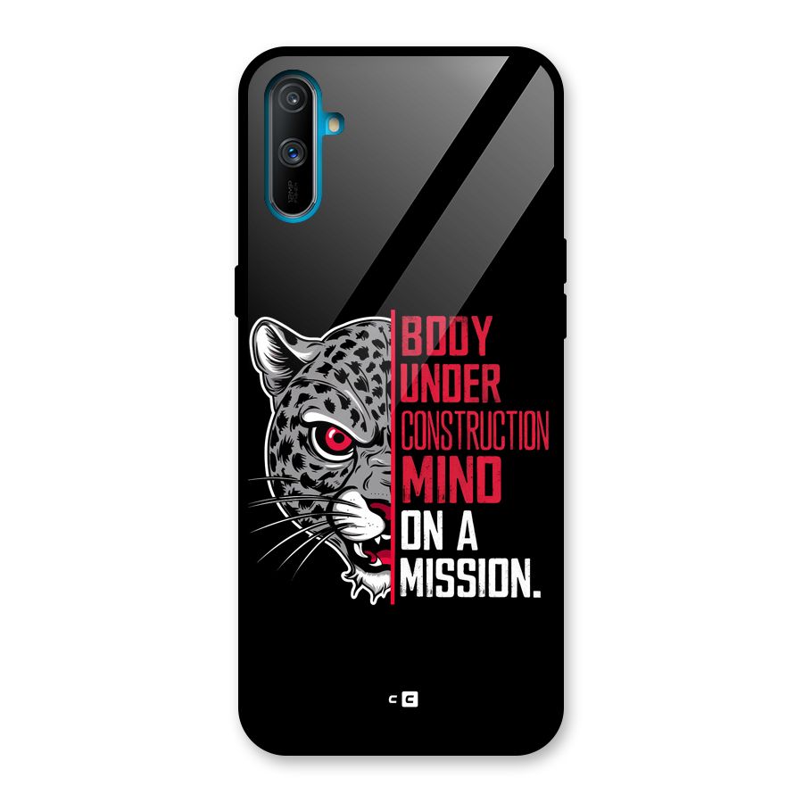 Mind On A Mission Glass Back Case for Realme C3