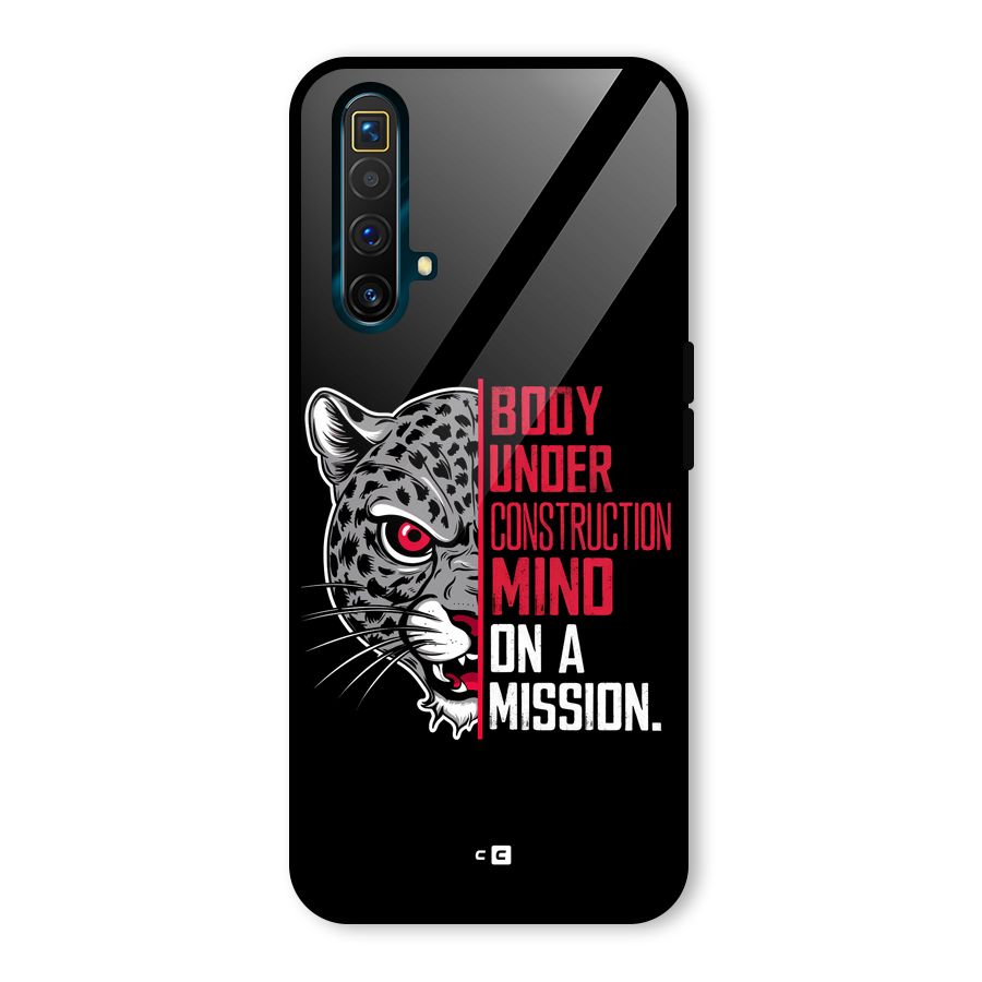 Mind On A Mission Glass Back Case for Realme X3