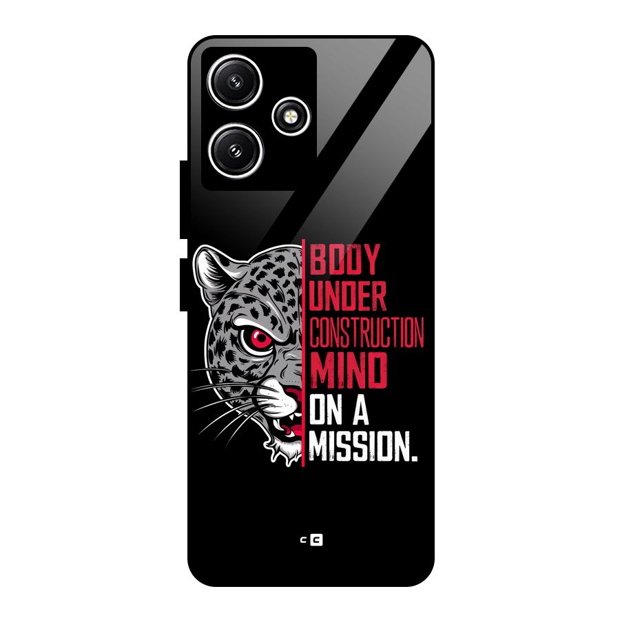 Mind On A Mission Glass Back Case for Redmi 12 5G