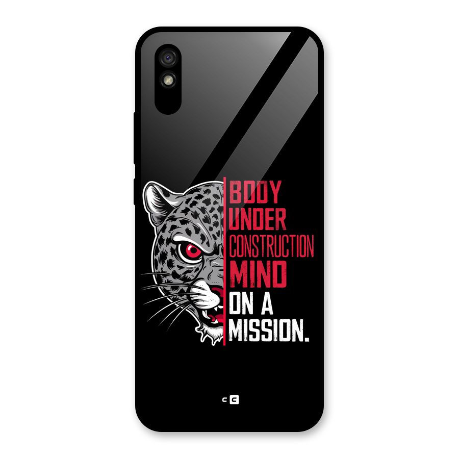 Mind On A Mission Glass Back Case for Redmi 9i