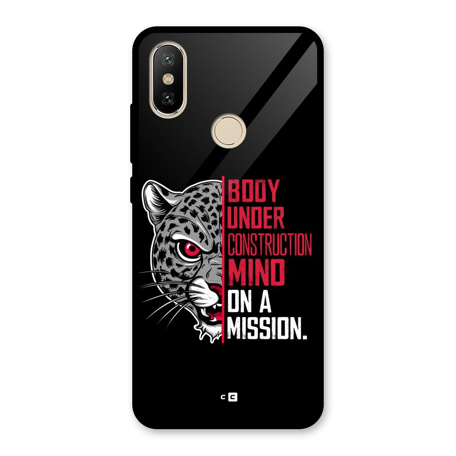 Mind On A Mission Glass Back Case for Redmi A2