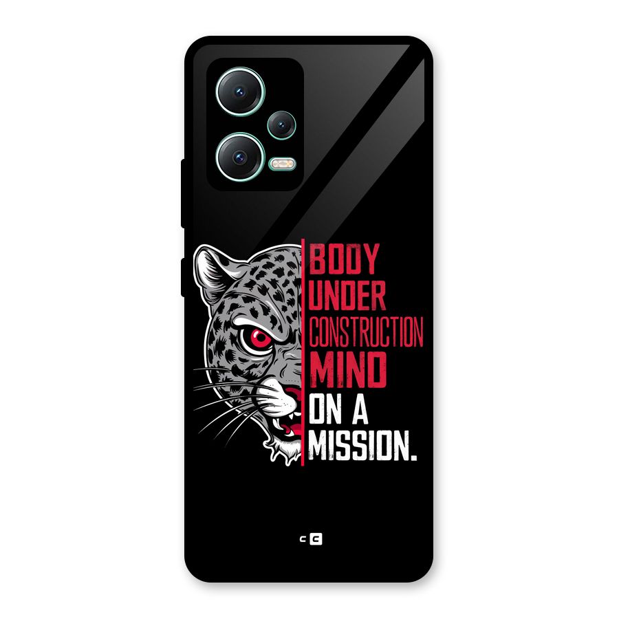 Mind On A Mission Glass Back Case for Redmi Note 12 5G