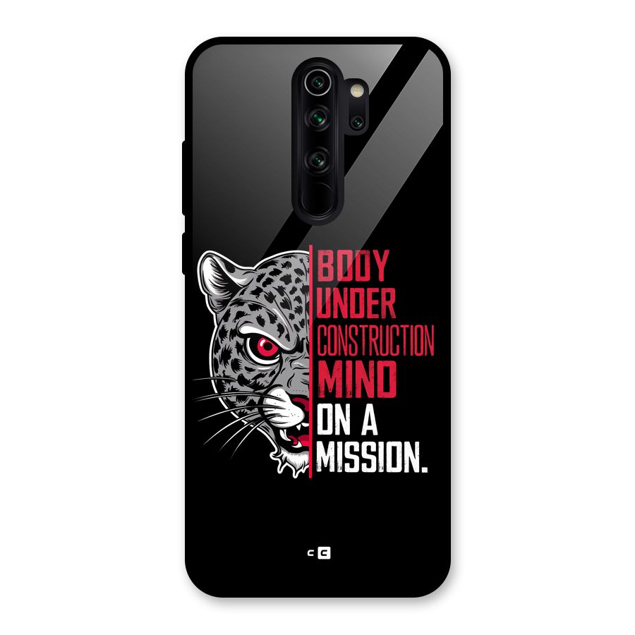 Mind On A Mission Glass Back Case for Redmi Note 8 Pro