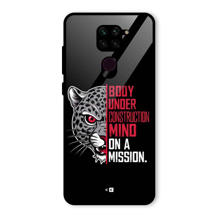 Mind On A Mission Glass Back Case for Redmi Note 9