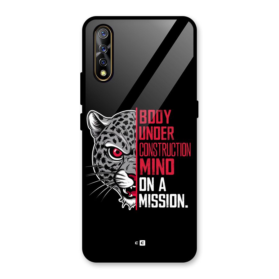 Mind On A Mission Glass Back Case for Vivo S1