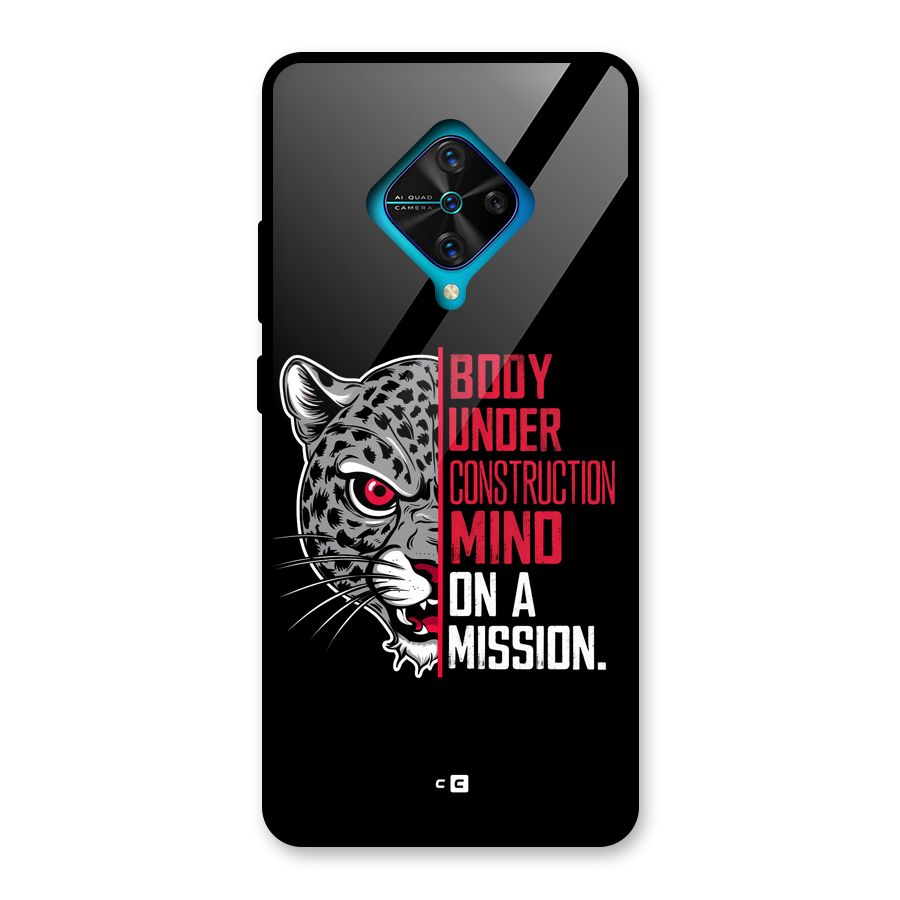 Mind On A Mission Glass Back Case for Vivo S1 Pro