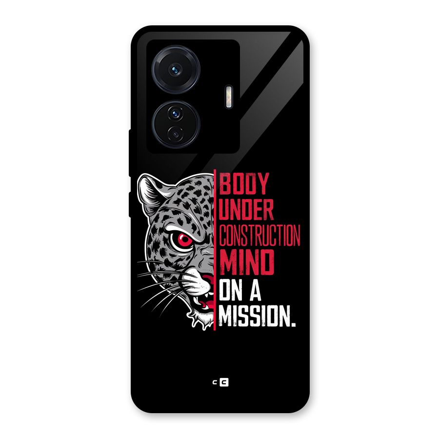Mind On A Mission Glass Back Case for Vivo T1 Pro