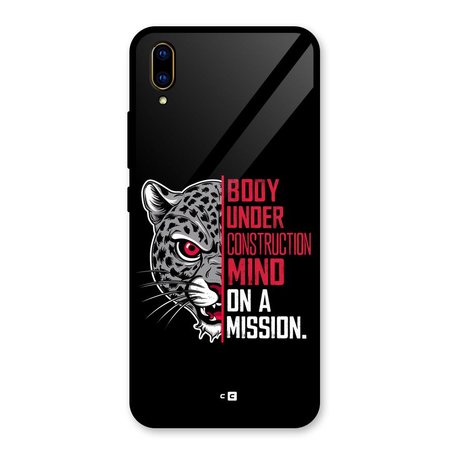 Mind On A Mission Glass Back Case for Vivo V11 Pro