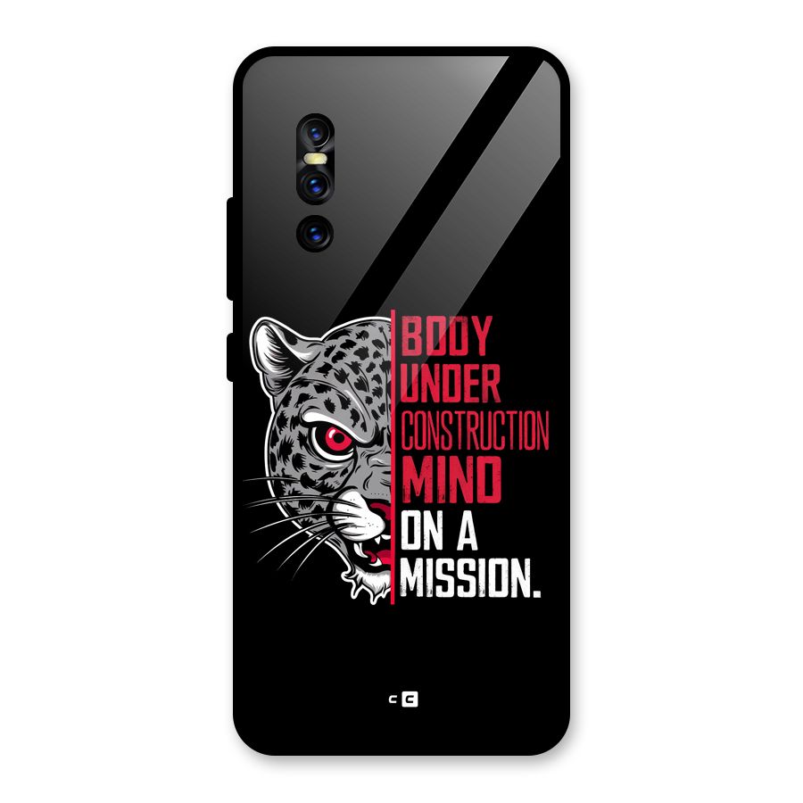 Mind On A Mission Glass Back Case for Vivo V15 Pro