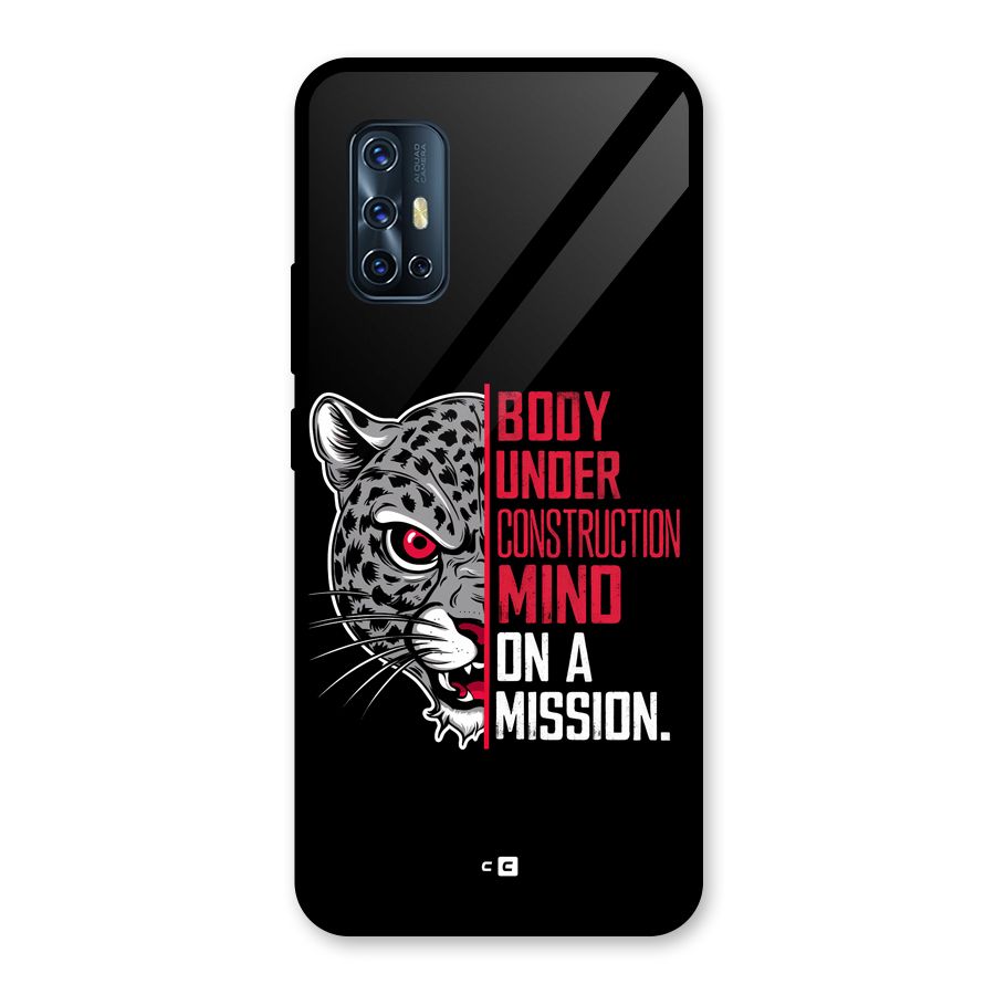 Mind On A Mission Glass Back Case for Vivo V17