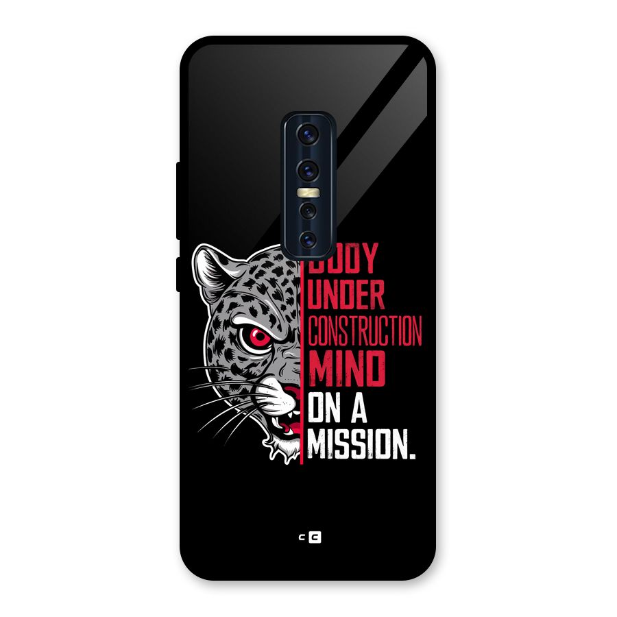 Mind On A Mission Glass Back Case for Vivo V17 Pro